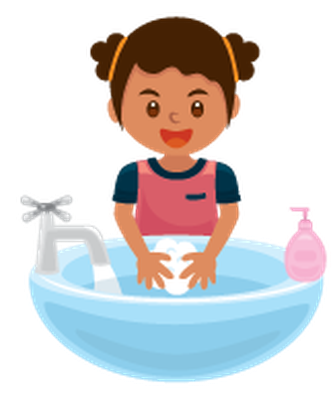 4 clipart person. Washing hands the arts