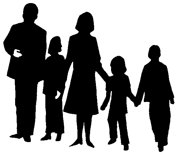  collection of five. 5 clipart family
