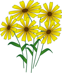 5 clipart flower