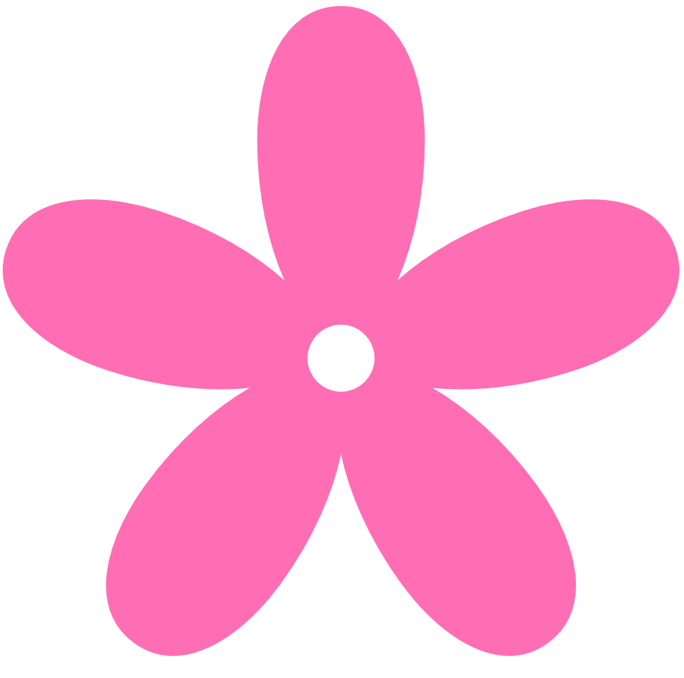 5 clipart pink