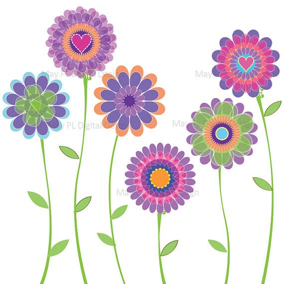 5 clipart spring