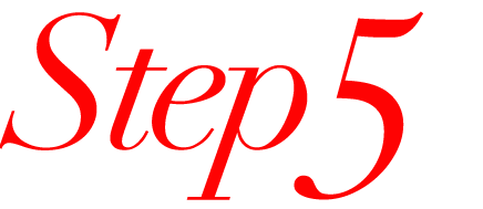 5 clipart step