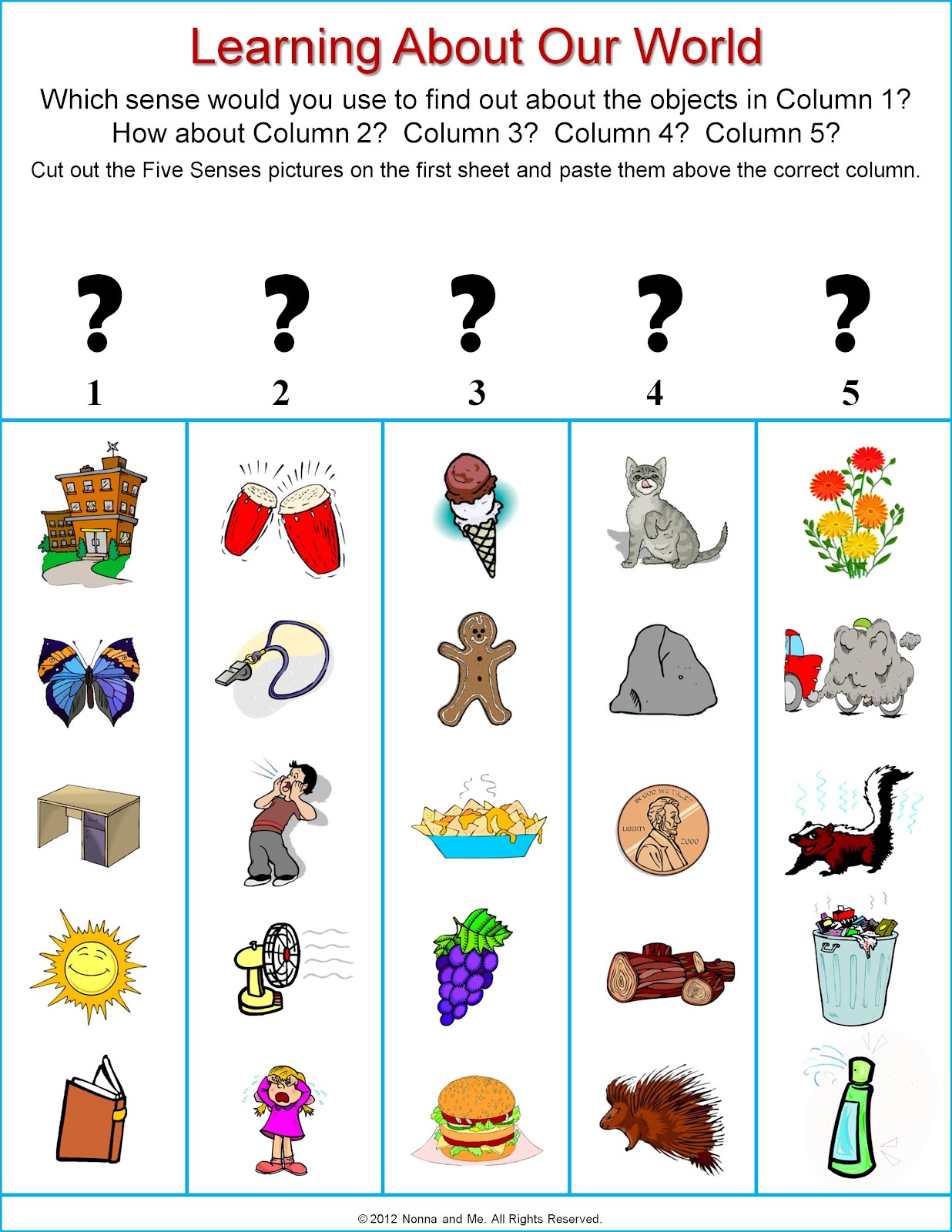 5 Senses Clipart Grade 1 5 Senses Grade 1 Transparent FREE For 