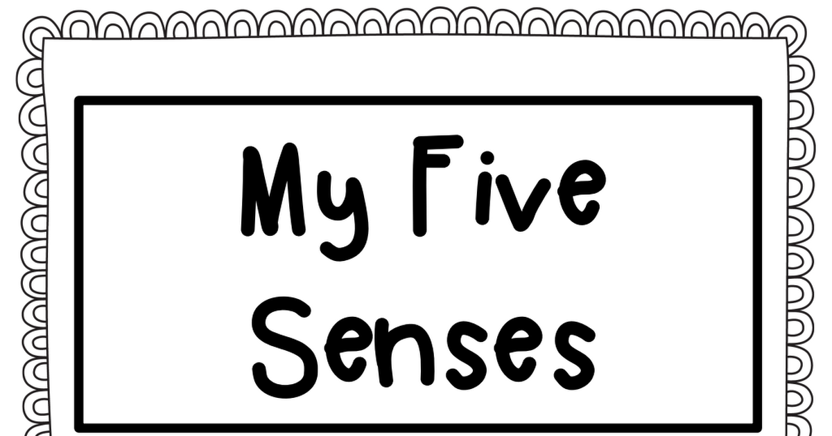 5 senses clipart pdf