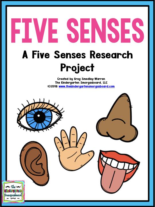 5 senses clipart project