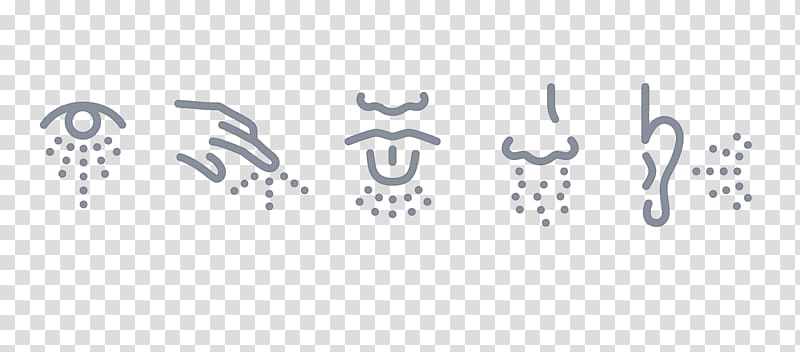 The five sensory nervous. 5 senses clipart symbol