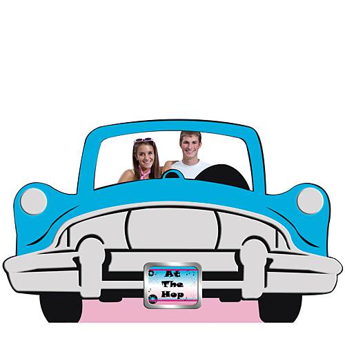 50s clipart 50's car