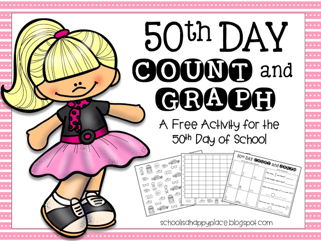 50s clipart 50th day school. Is a happy place