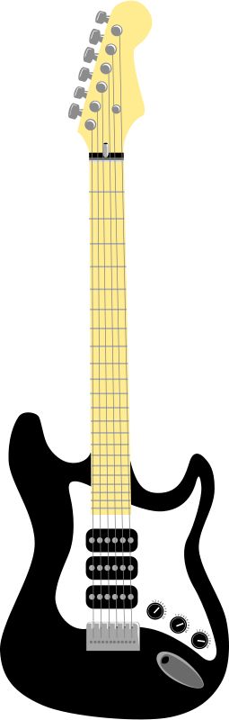 50s clipart electric guitar