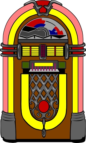 50s clipart jukebox