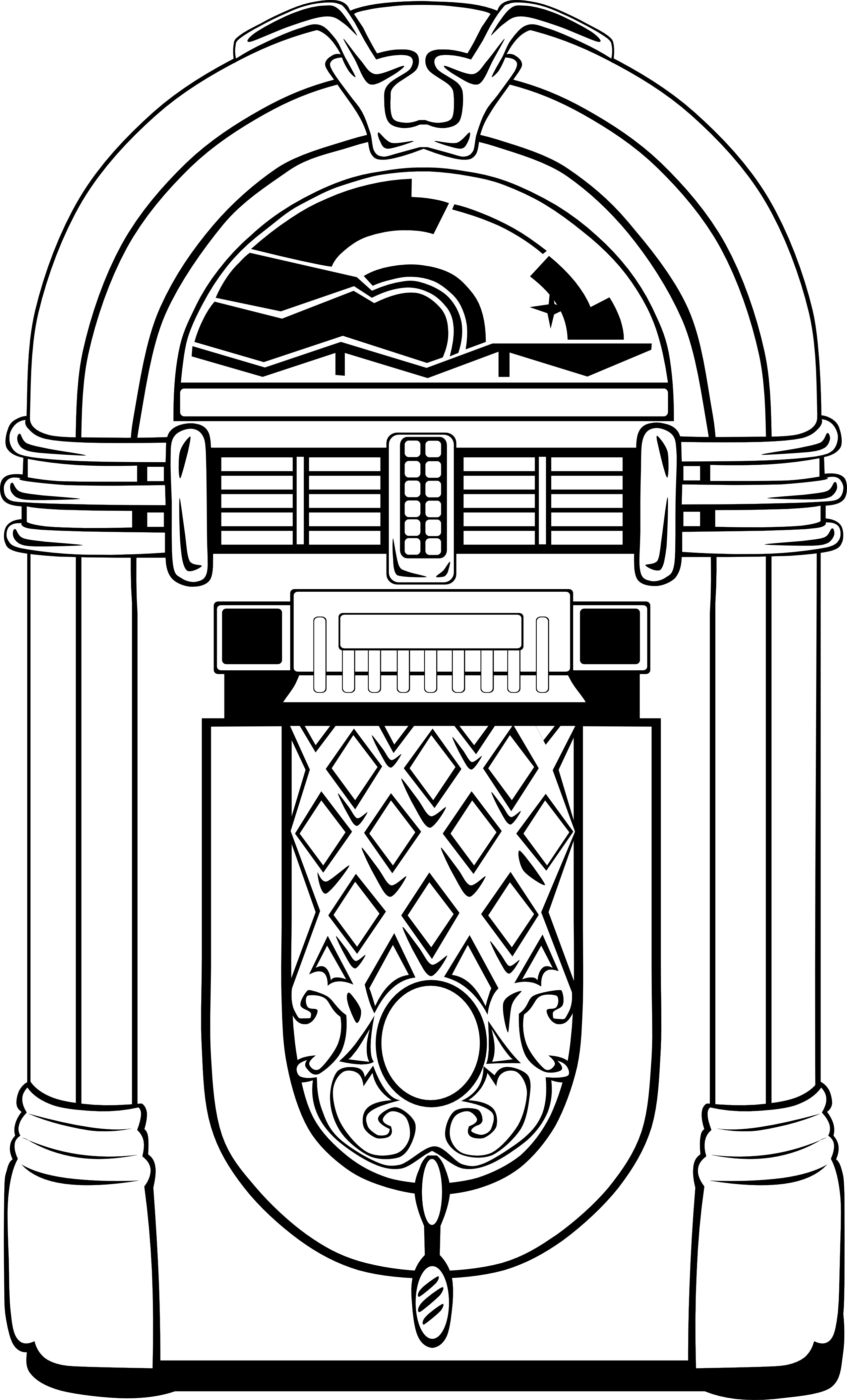 jukebox clipart rock and roll
