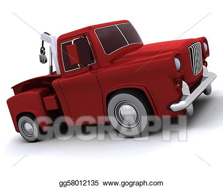 50s clipart truck. Caricature of s pickup