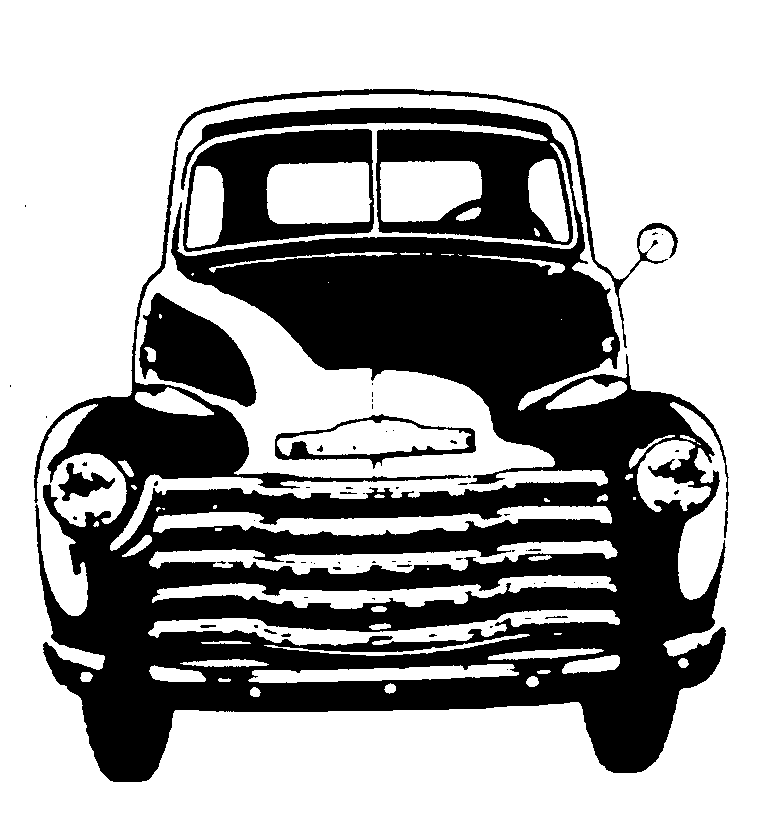 50s clipart truck