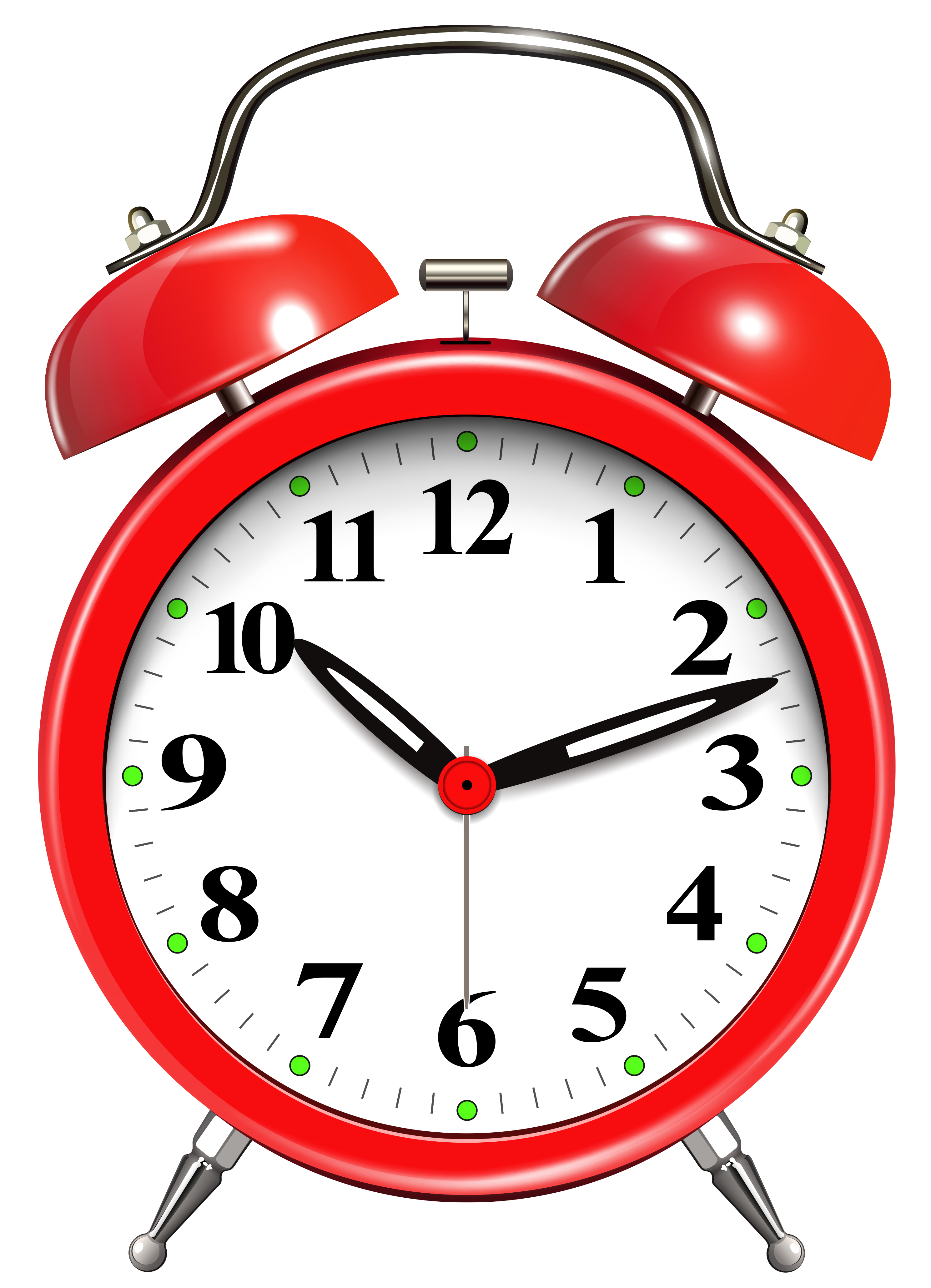 Alarm clock red png. Working clipart time card