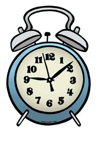7 clipart alarm clock
