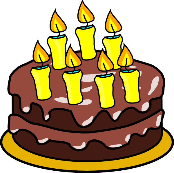  th birthday clip. Clipart gallery cake