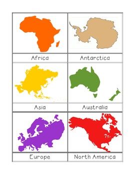 7 clipart continent
