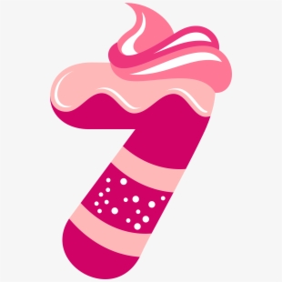 Sweet number png free. 7 clipart seven
