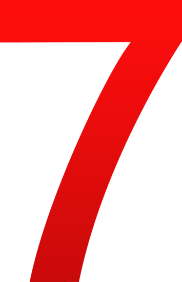 Number clip art three. 7 clipart seven