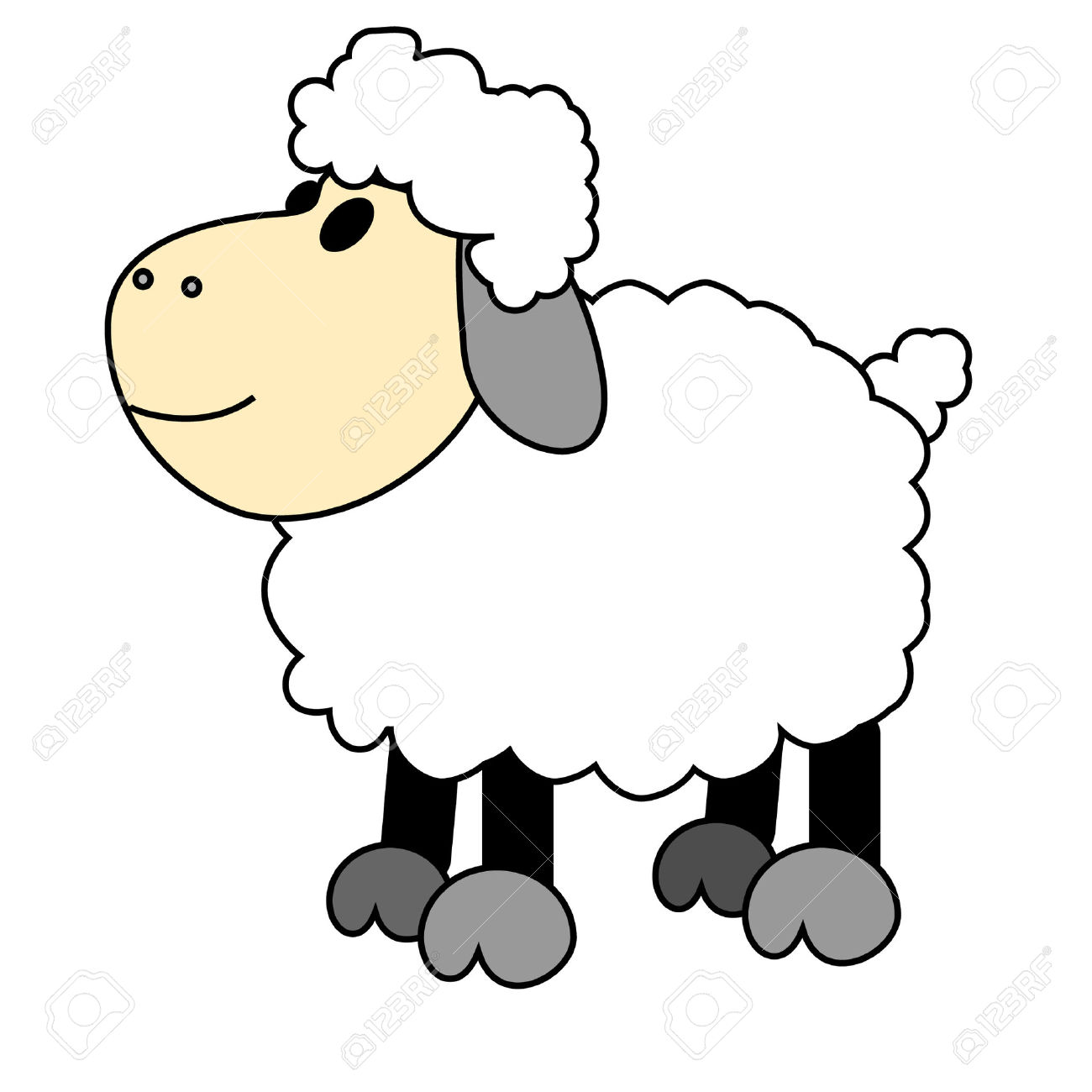 lamb clipart mouton