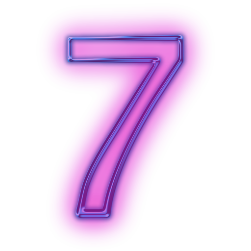 number 6 clipart number7