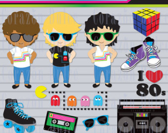 80's clipart 80 day