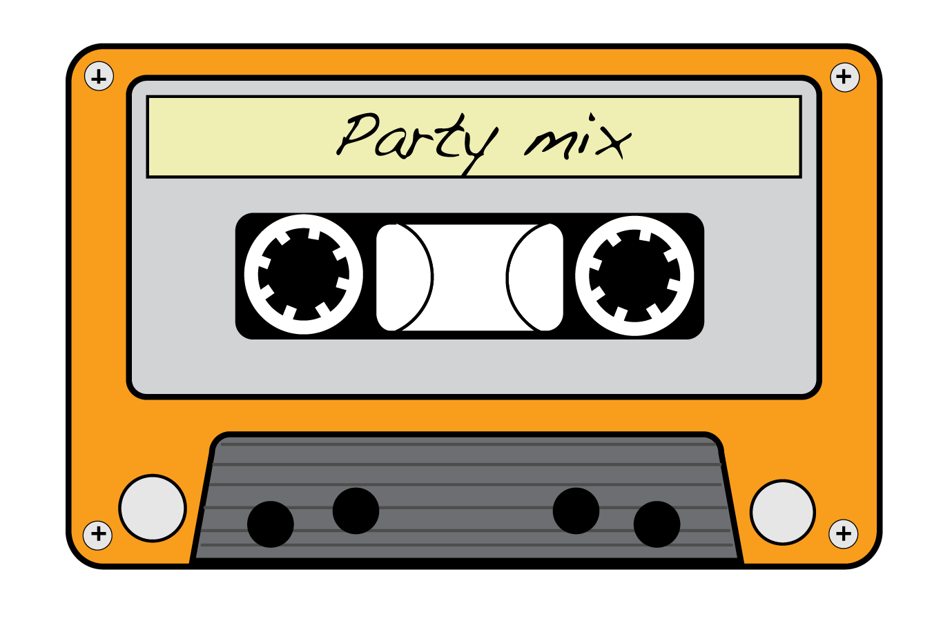 musical clipart tape