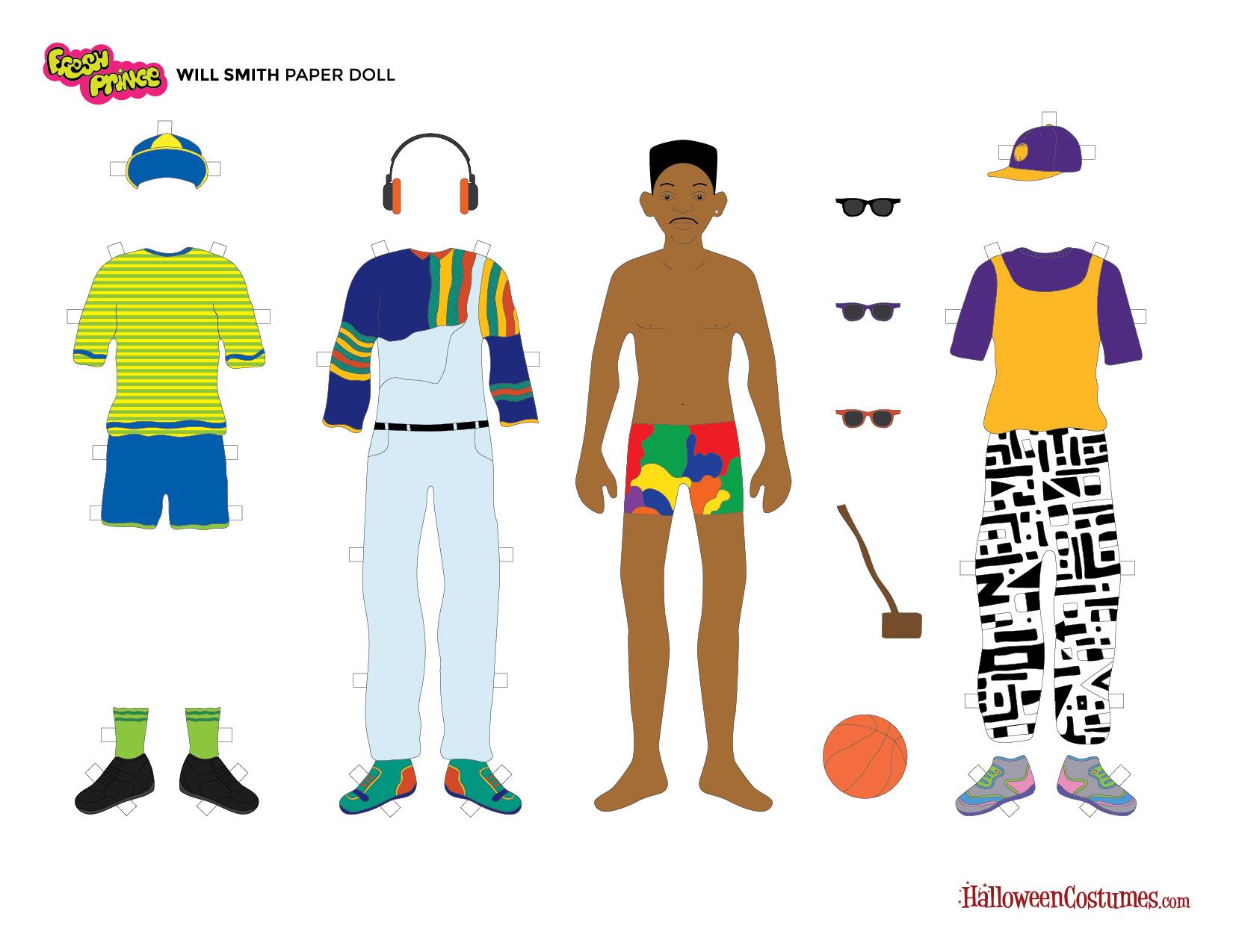 80's clipart fresh prince.  printable of bel