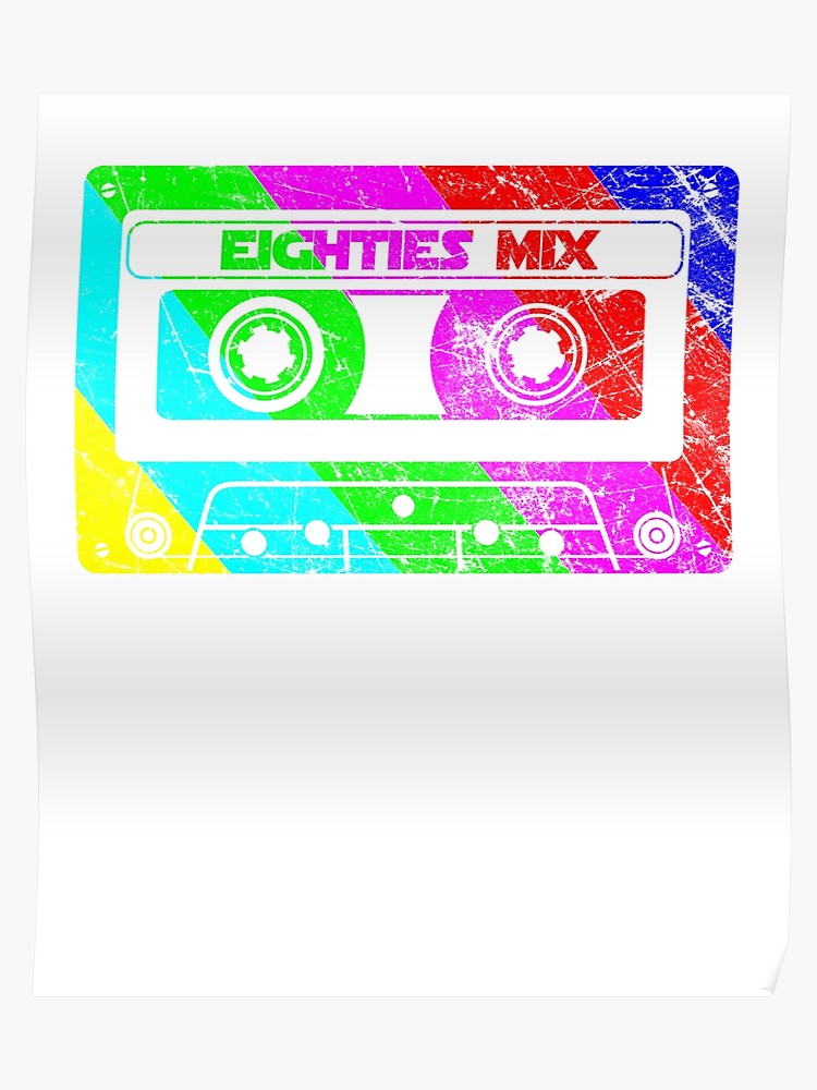 80's clipart mixed tape