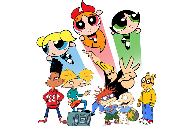 Can you name all. 90s clipart 90 cartoon