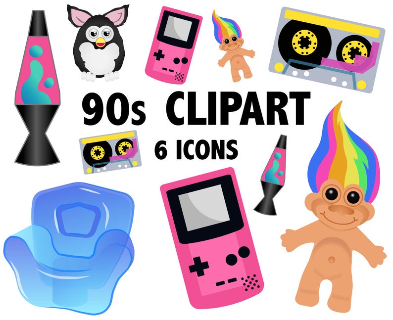 90s clipart 90 party