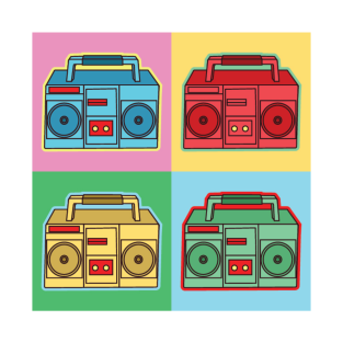 90s clipart boombox