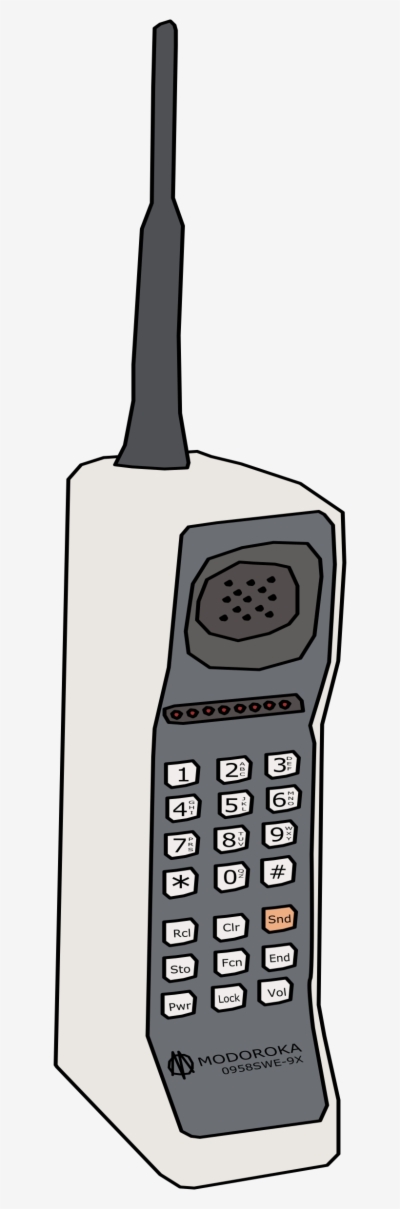 90s clipart old cell phone