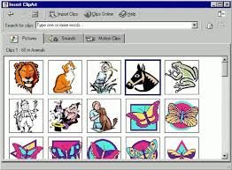 90s clipart old word