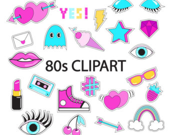 90s clipart pattern