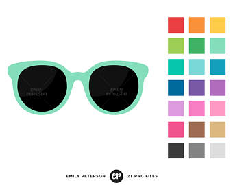 Etsy clip art summer. 90s clipart sunglasses