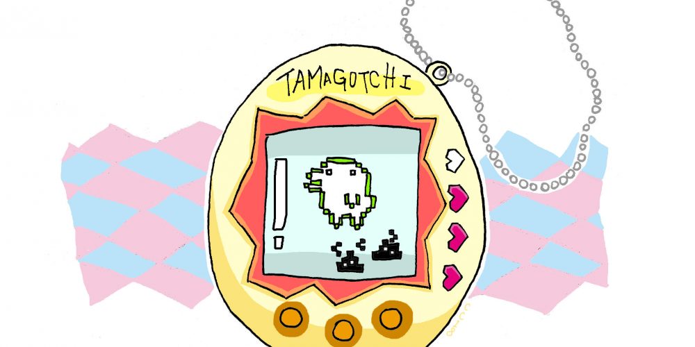 90s clipart tamagotchi