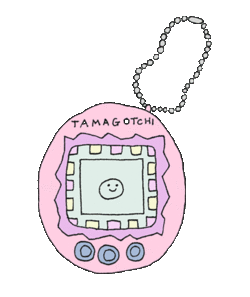 90s clipart tamagotchi