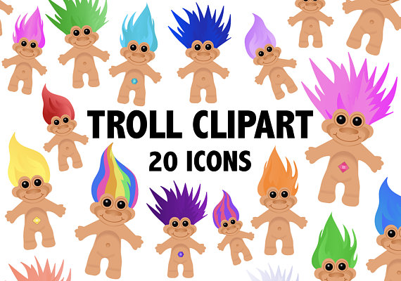 90s clipart troll