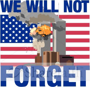 Twin towers event word. 911 clipart attack