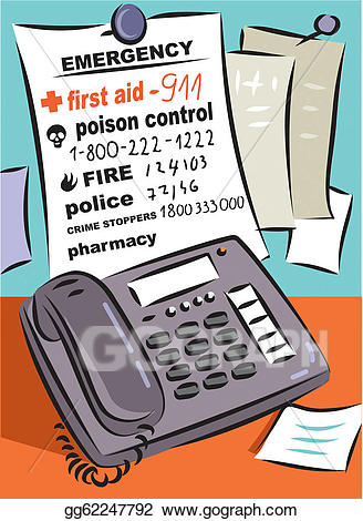 911 clipart emergency contact. Drawing a list of