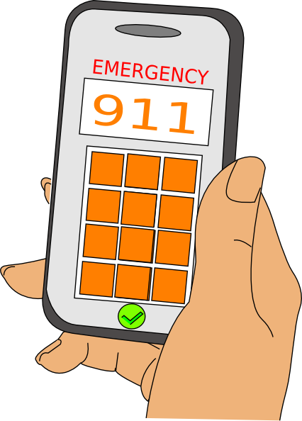 911 clipart emergency contact