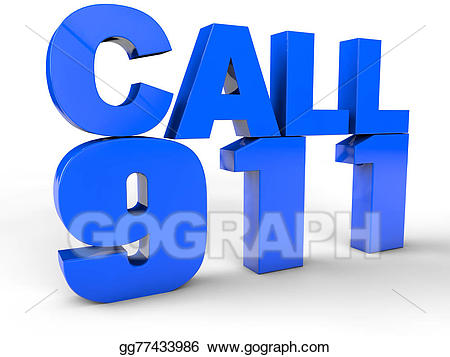 911 clipart emergency contact. Stock illustrations call d