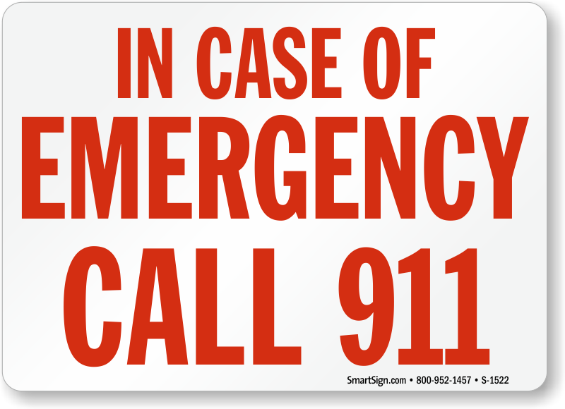 Line logo text font. 911 clipart emergency sign