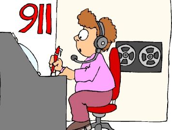 911 clipart operator