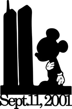 Mickey remembering never forget. 911 clipart remembrance