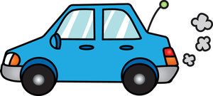 A clipart car. Free image clip art