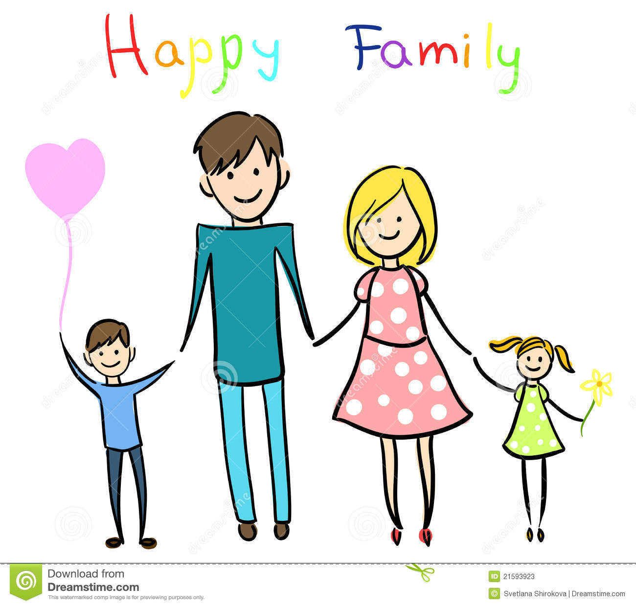 a clipart family