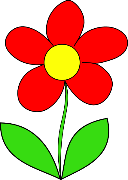 Free clip art graphics. A clipart flower