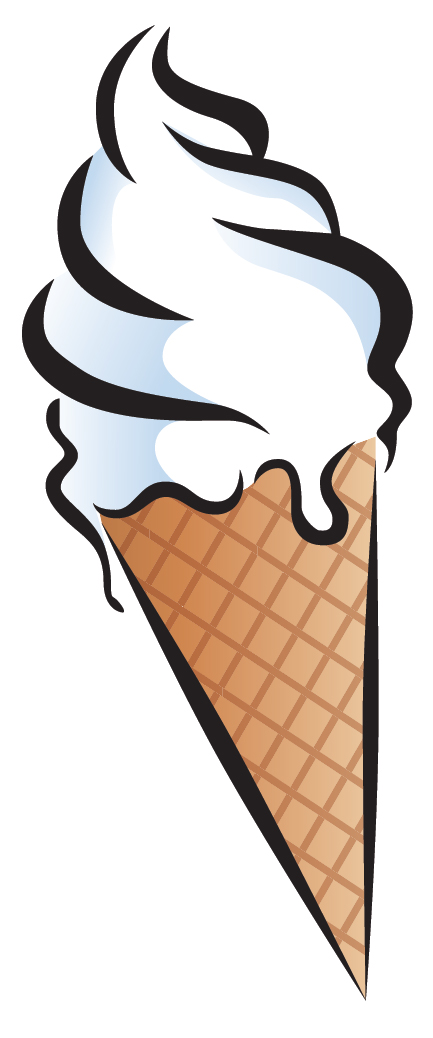 A clipart ice cream. Cone clip art panda